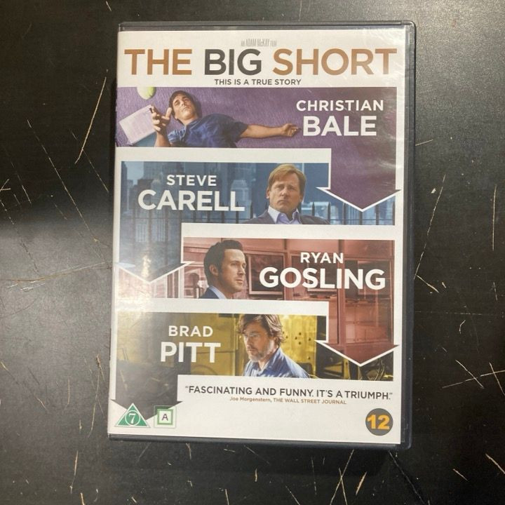 Big Short DVD (VG/VG+) -draama/komedia-